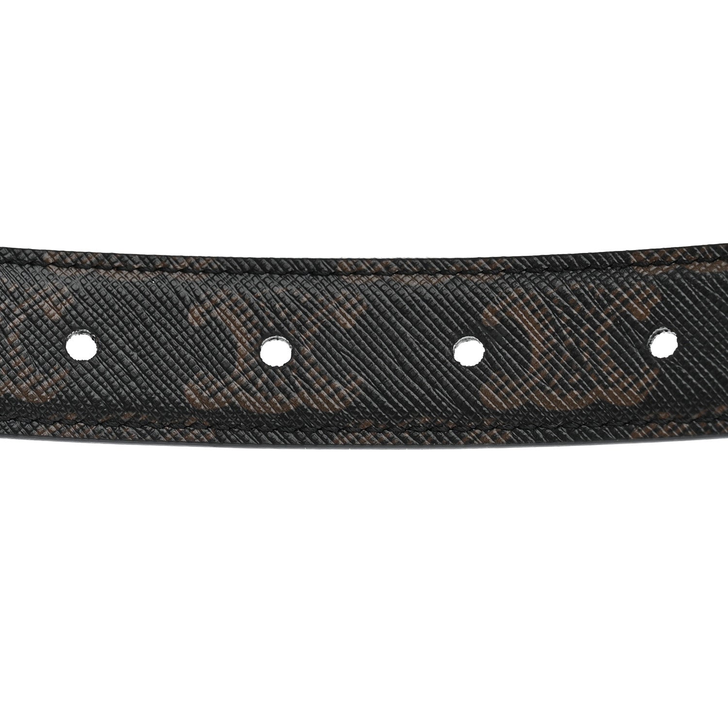 Celine Canvas Calfskin Reversible 25mm Triomphe Belt 85 34 Black 7 of 7