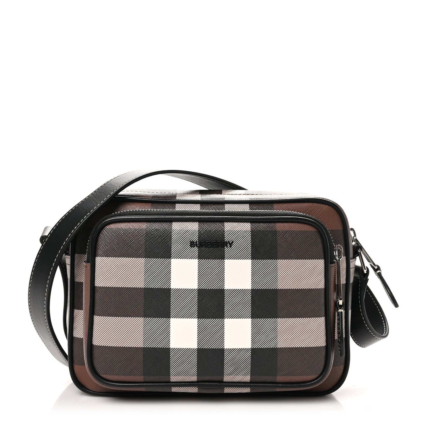 Canvas Check Paddy Messenger Birch Brown