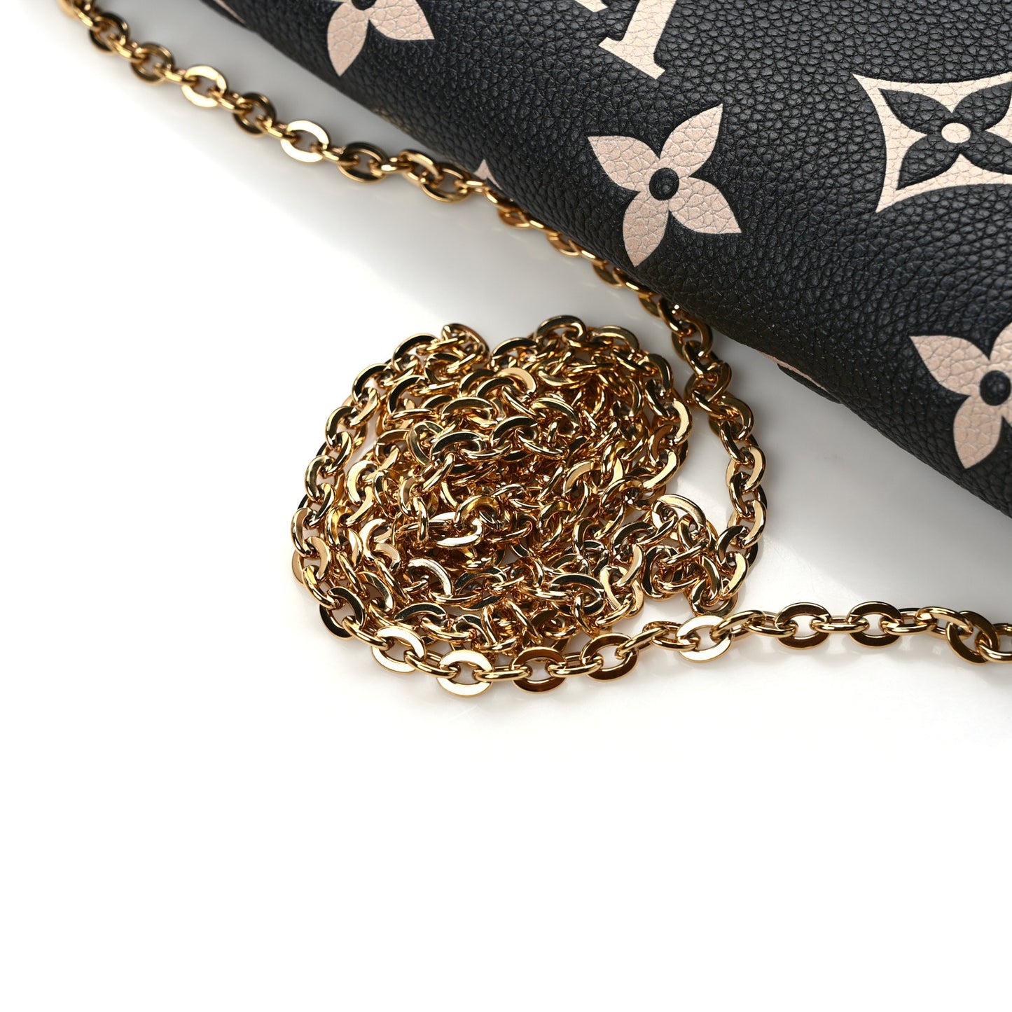 Empreinte Monogram Giant Felicie Pochette Black Beige