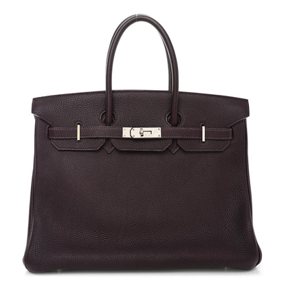 Hermes Togo Birkin 35 Raisin 1 of 11