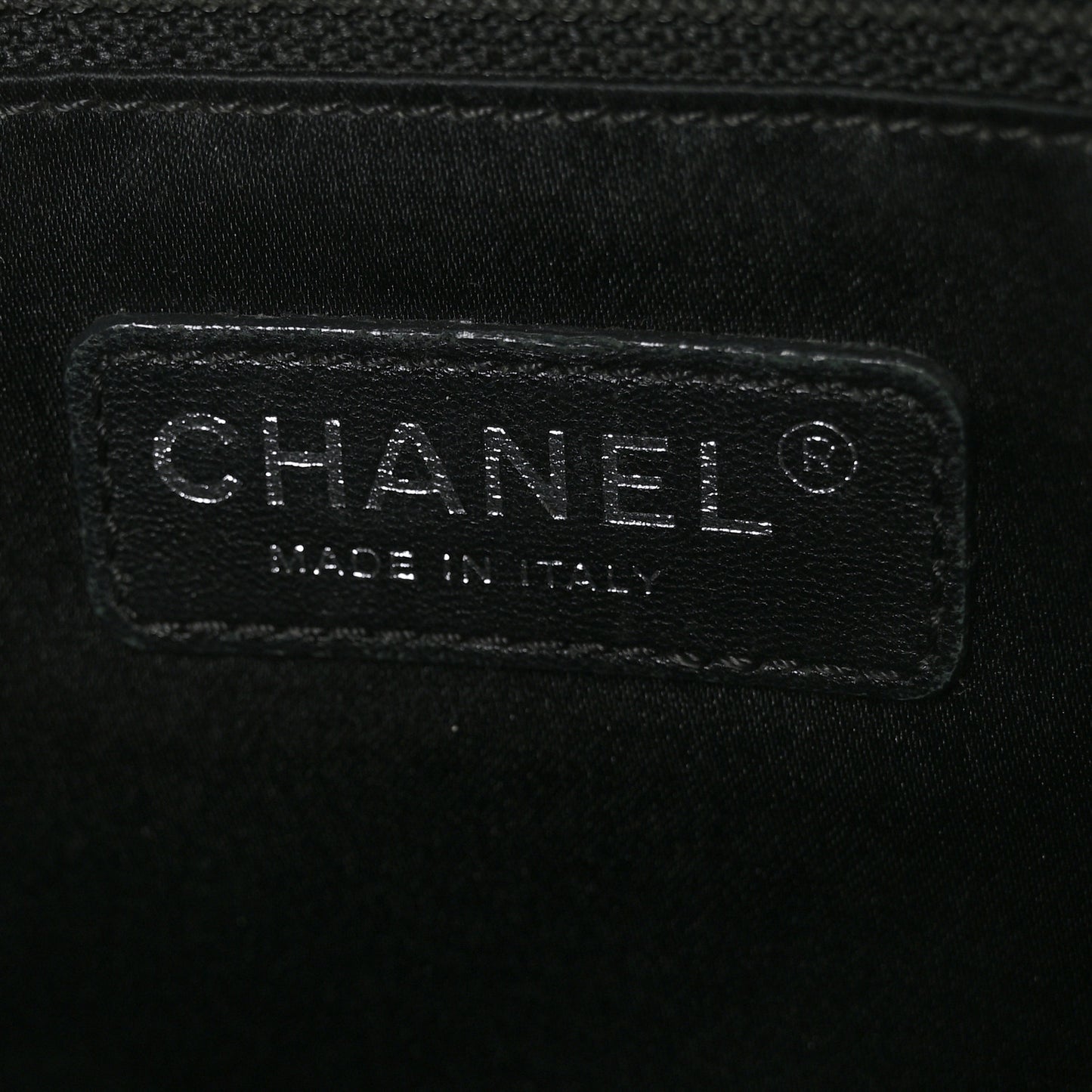 Caviar Quilted Grand Shopping Tote GST Black