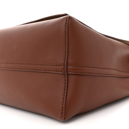 Loewe Shiny Supple Calfskin Flamenco Satchel Brownie 10 of 11