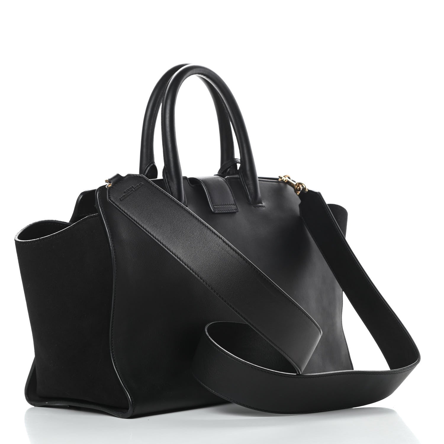 Saint Laurent Calfskin Small Monogram Downtown Cabas Black 3 of 12