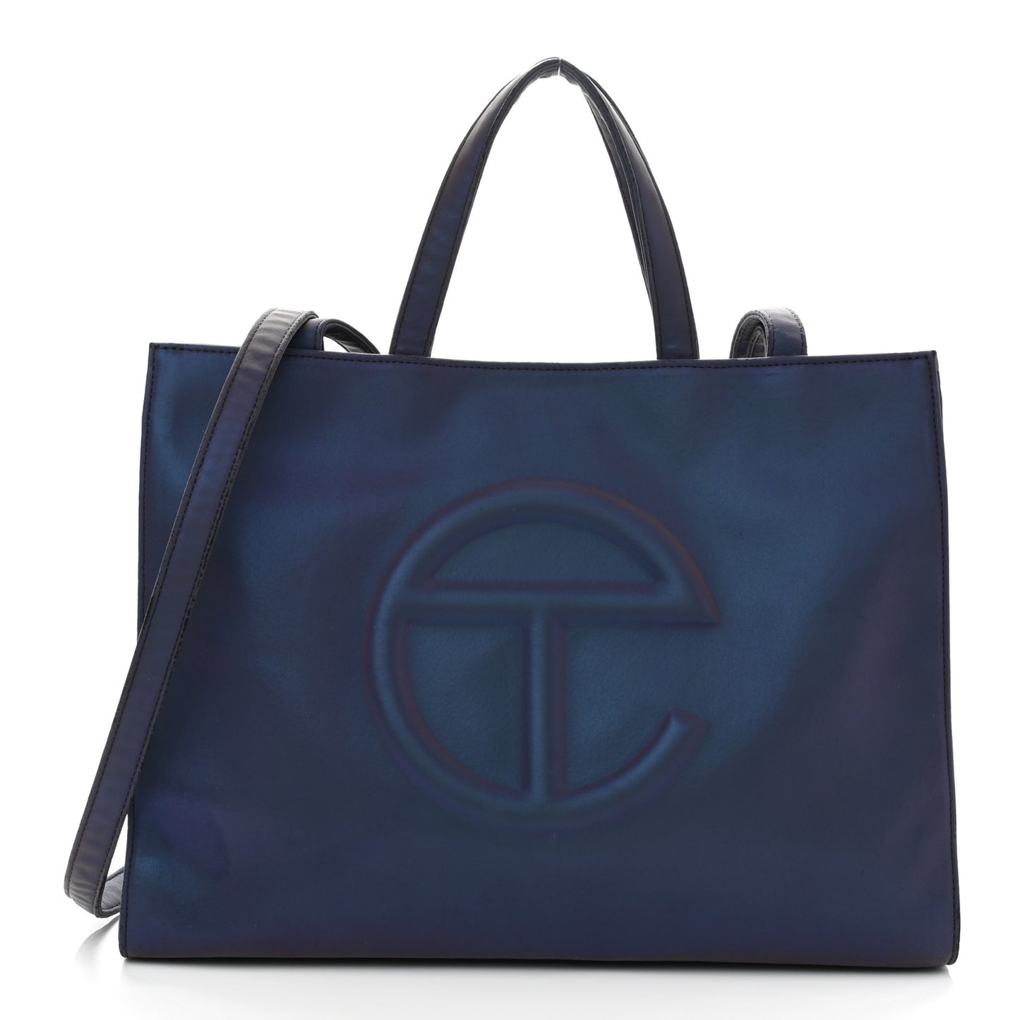 Vegan Leather Medium Shopping Bag Flash