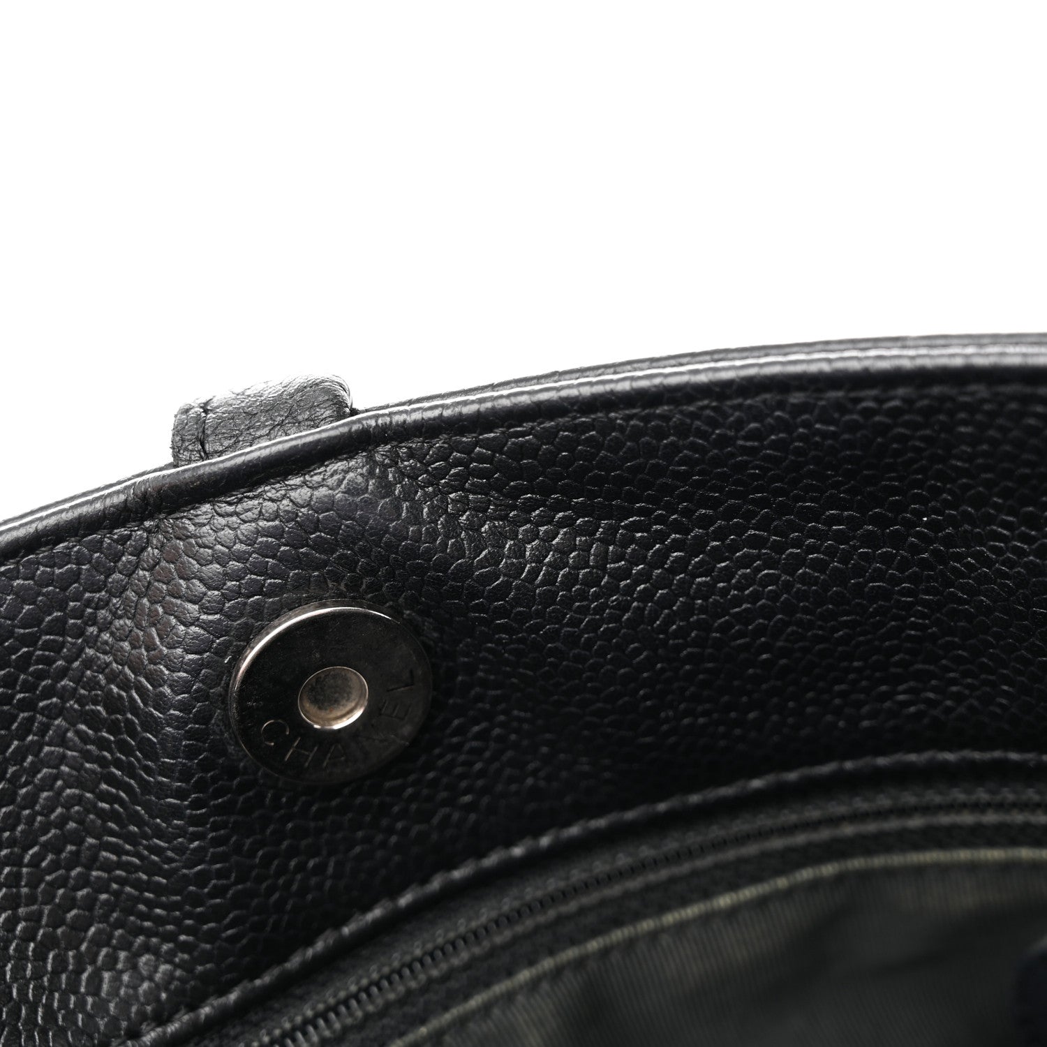 Chanel Caviar Quilted CC Shopping Tote Black 11 of 12
