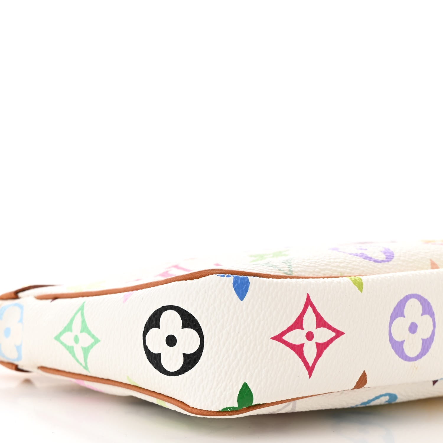 Louis Vuitton Monogram Multicolor Pochette Accessories White 8 of 9