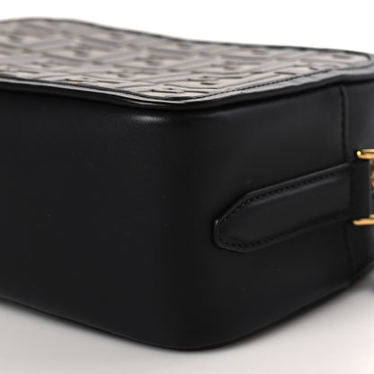 Fendi Vitello Century F is Fendi Bi-Color FF 1974 Embossed Camera Case Maya Black 9 of 10