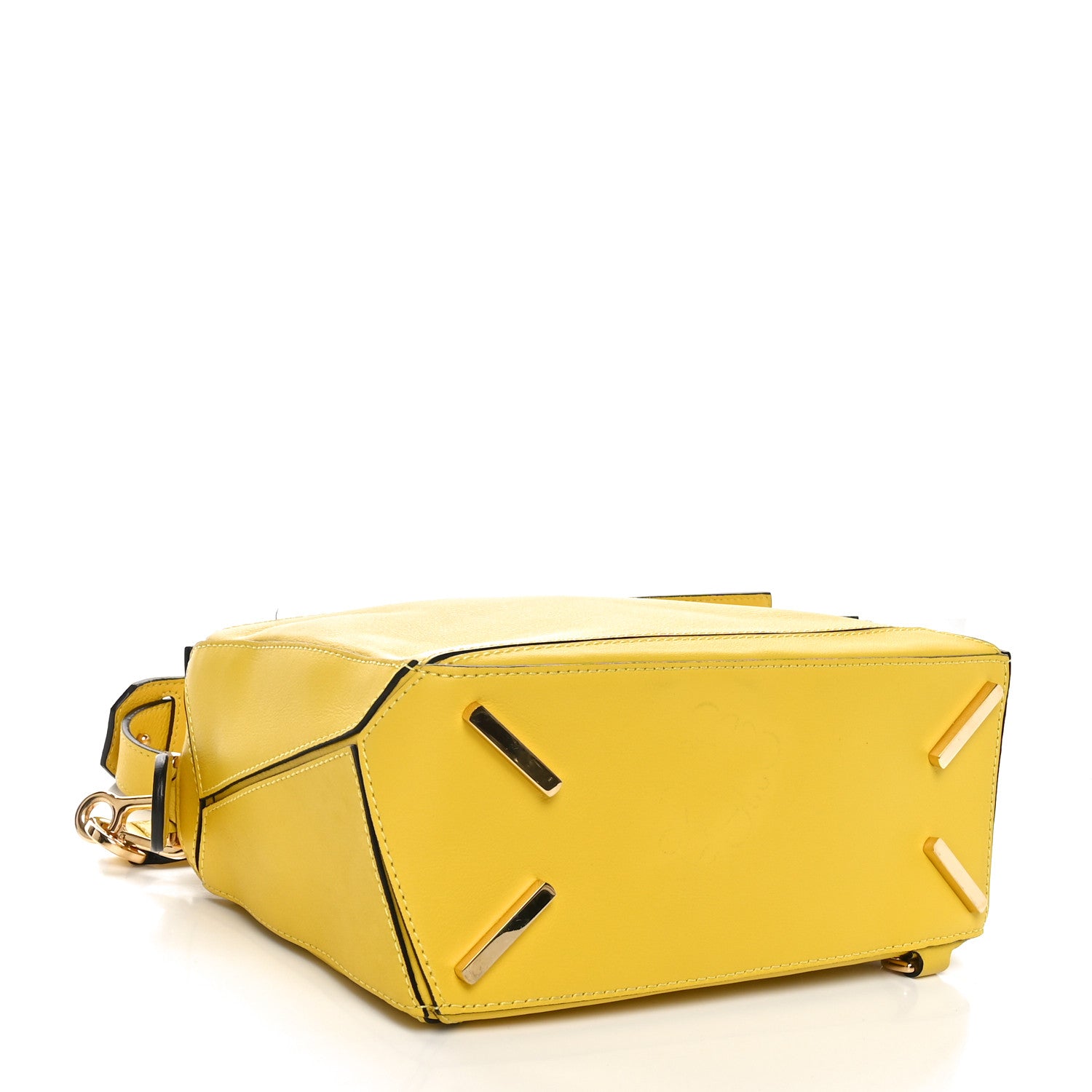 Loewe Calfskin Small Puzzle Bag Yellow 4 of 9