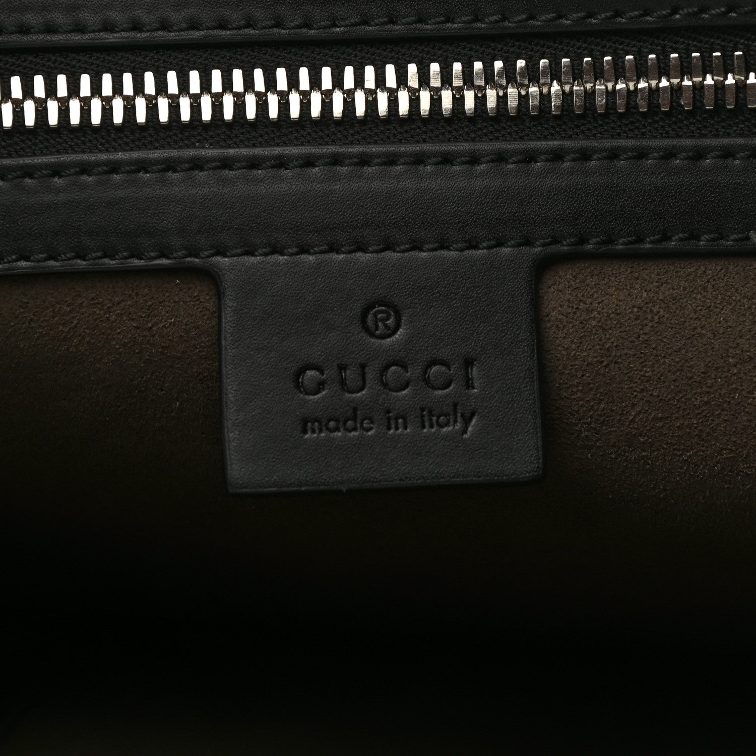 Gucci GG Supreme Monogram Mens Wristlet Black 8 of 11