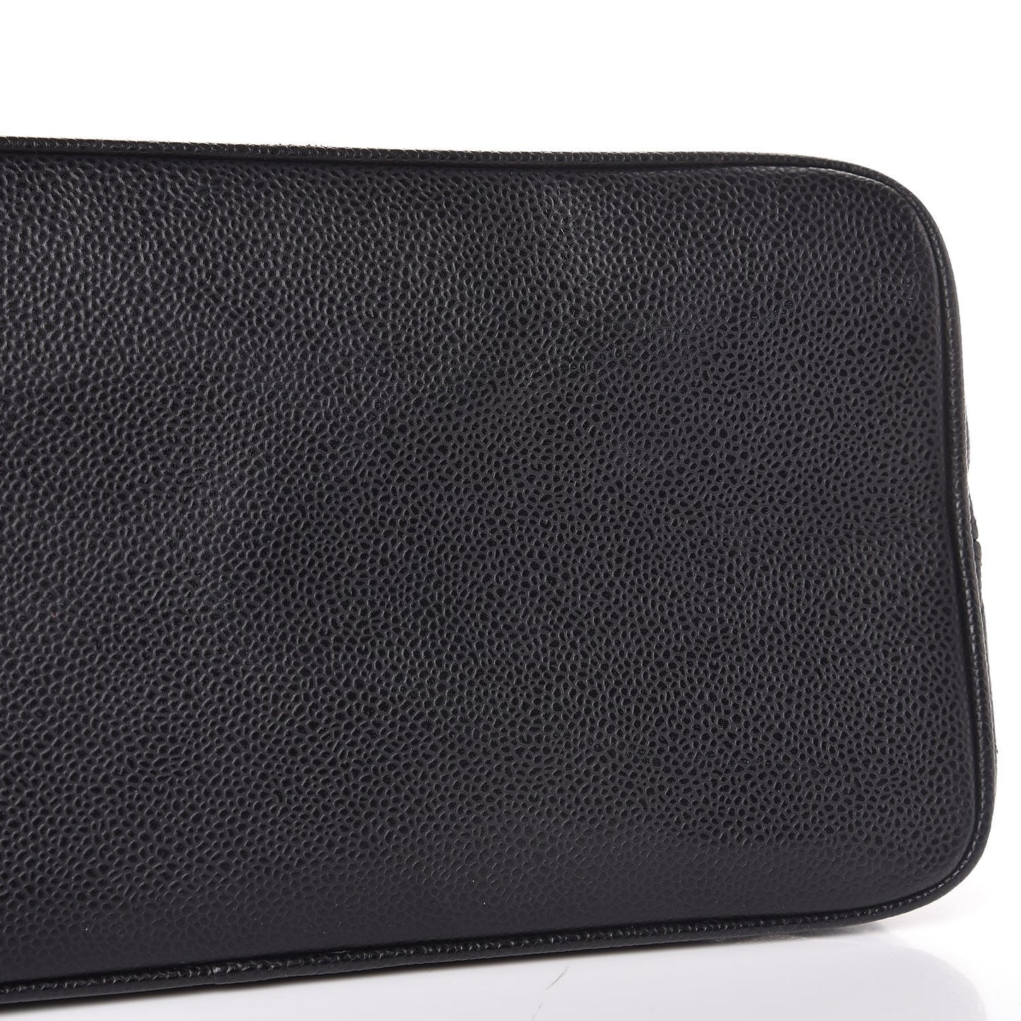 Caviar Quilted Medallion Tote Black