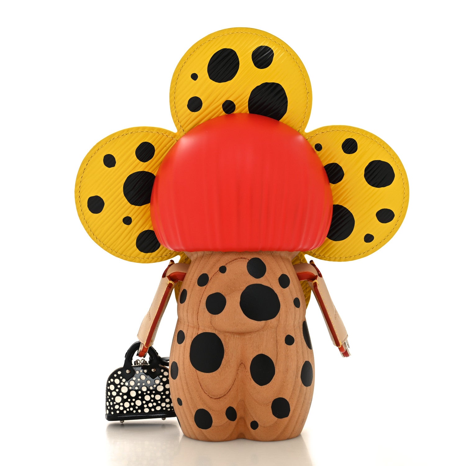 Louis Vuitton LV X YK Wood Epi Infinity Dots Giant Vivienne Doll Yellow Black 3 of 8