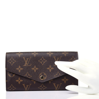 Louis Vuitton Monogram Sarah Wallet NM Rose Ballerine 2 of 9