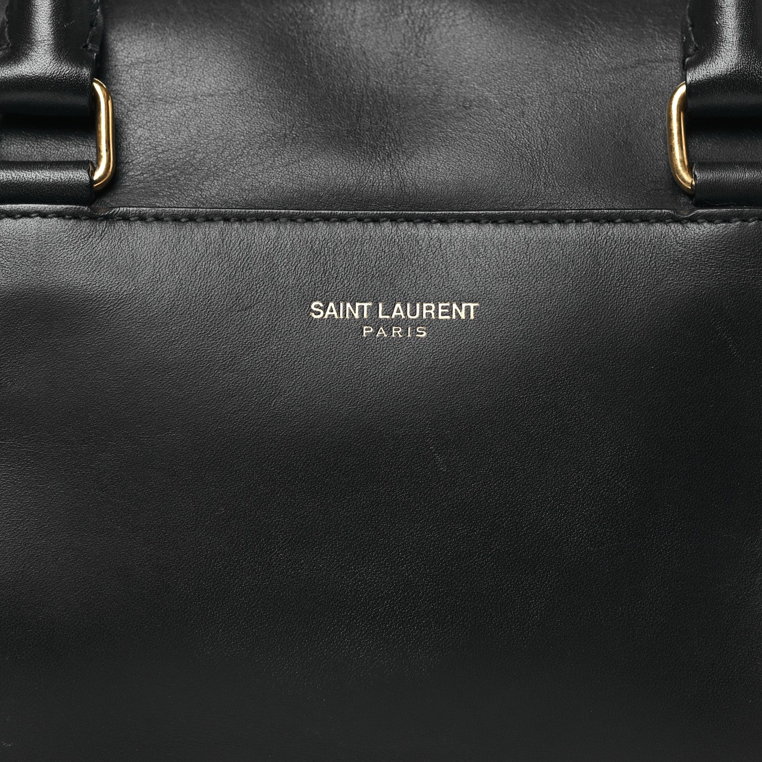 Saint Laurent Calfskin Classic Baby Duffle Navy Blue 8 of 15