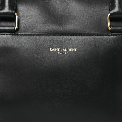 Saint Laurent Calfskin Classic Baby Duffle Navy Blue 8 of 15