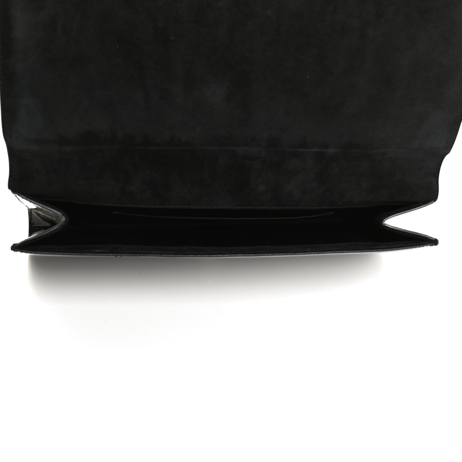 Saint Laurent Patent Monogram Large Belle De Jour Clutch Black 6 of 10