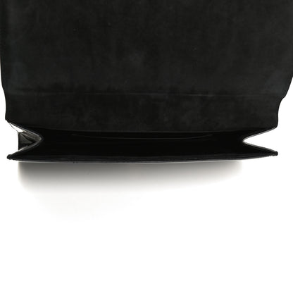 Saint Laurent Patent Monogram Large Belle De Jour Clutch Black 6 of 10