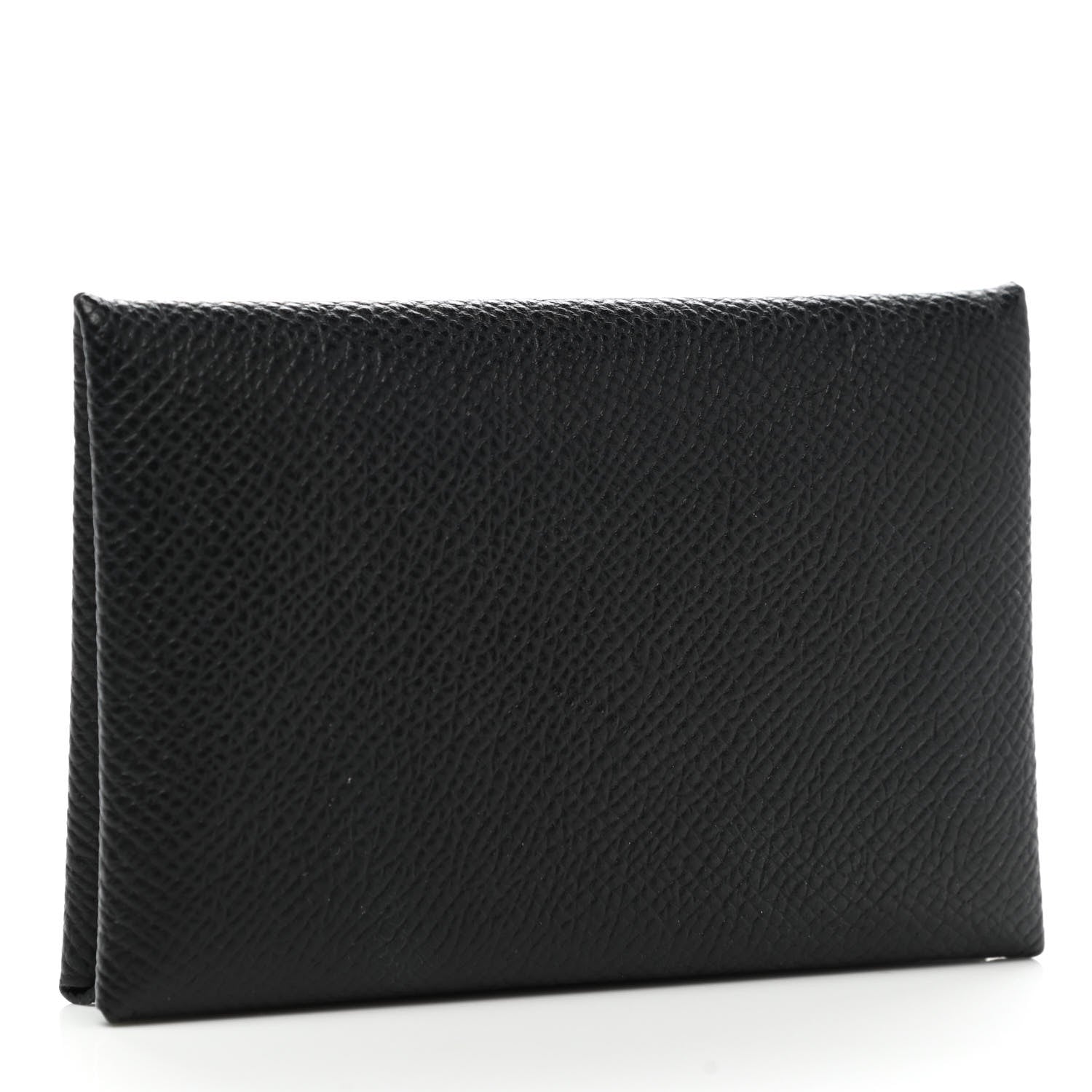 Hermes Epsom Calvi Card Case Black 3 of 7