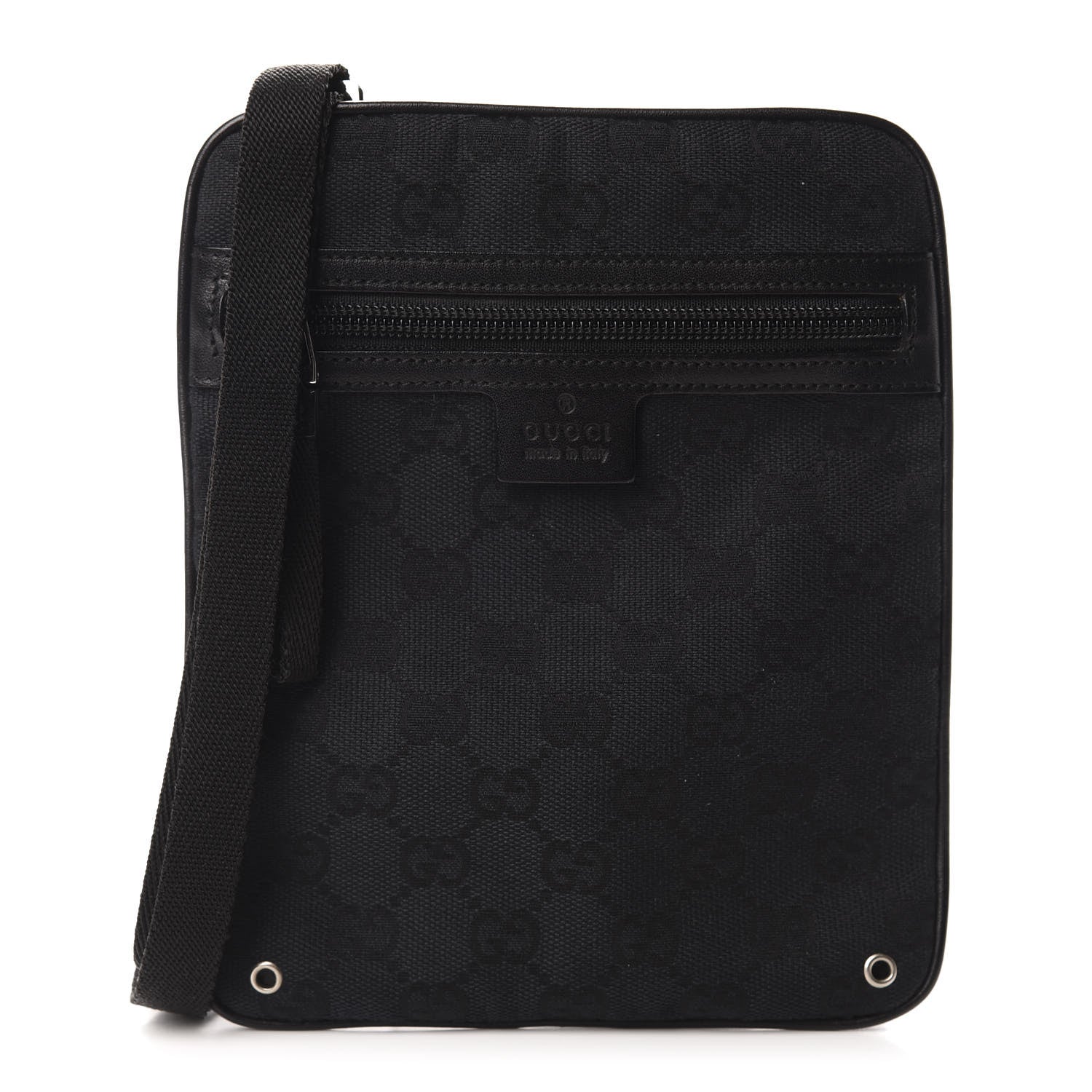 Gucci Monogram Small Messenger Black 1 of 10