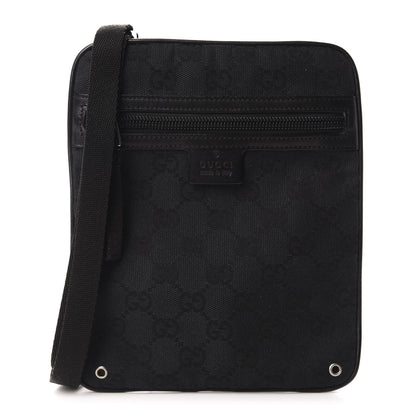 Gucci Monogram Small Messenger Black 1 of 10