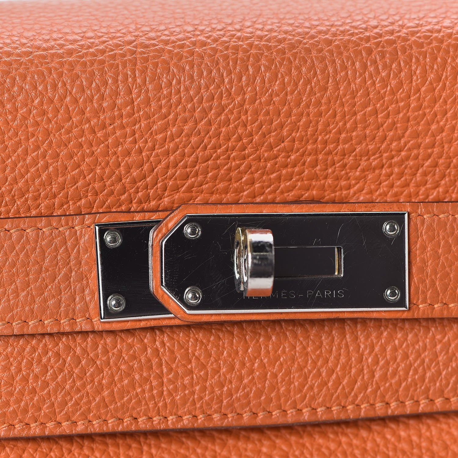 Hermes Togo Shoulder Kelly 40 Orange 24 of 24