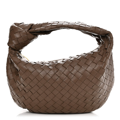 Bottega Veneta Nappa Intrecciato Teen Jodie Hobo Dark Taupe 1 of 11