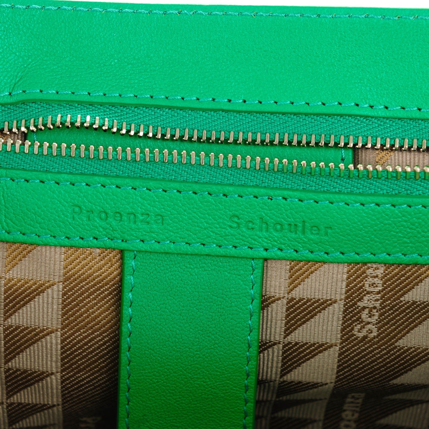 Proenza Schouler Lambskin Medium PS1 Satchel Aloe 6 of 8
