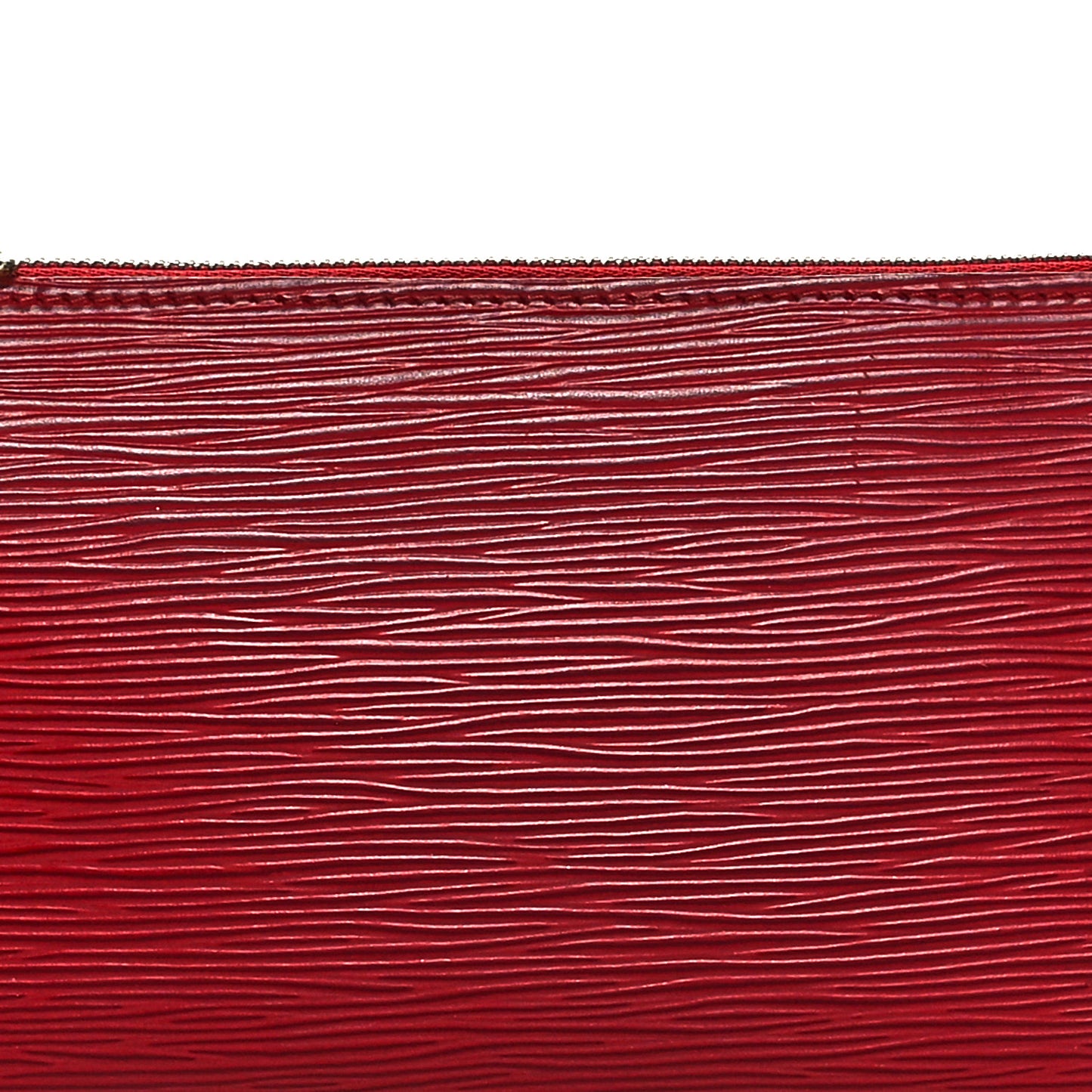 Epi Pochette Accessories 21 Castillan Red