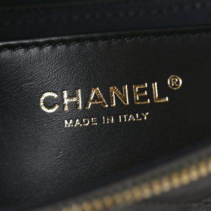 Chanel Metallic Calfskin Pearl Quilted CC Belt Bag Ruthenium 6 of 11