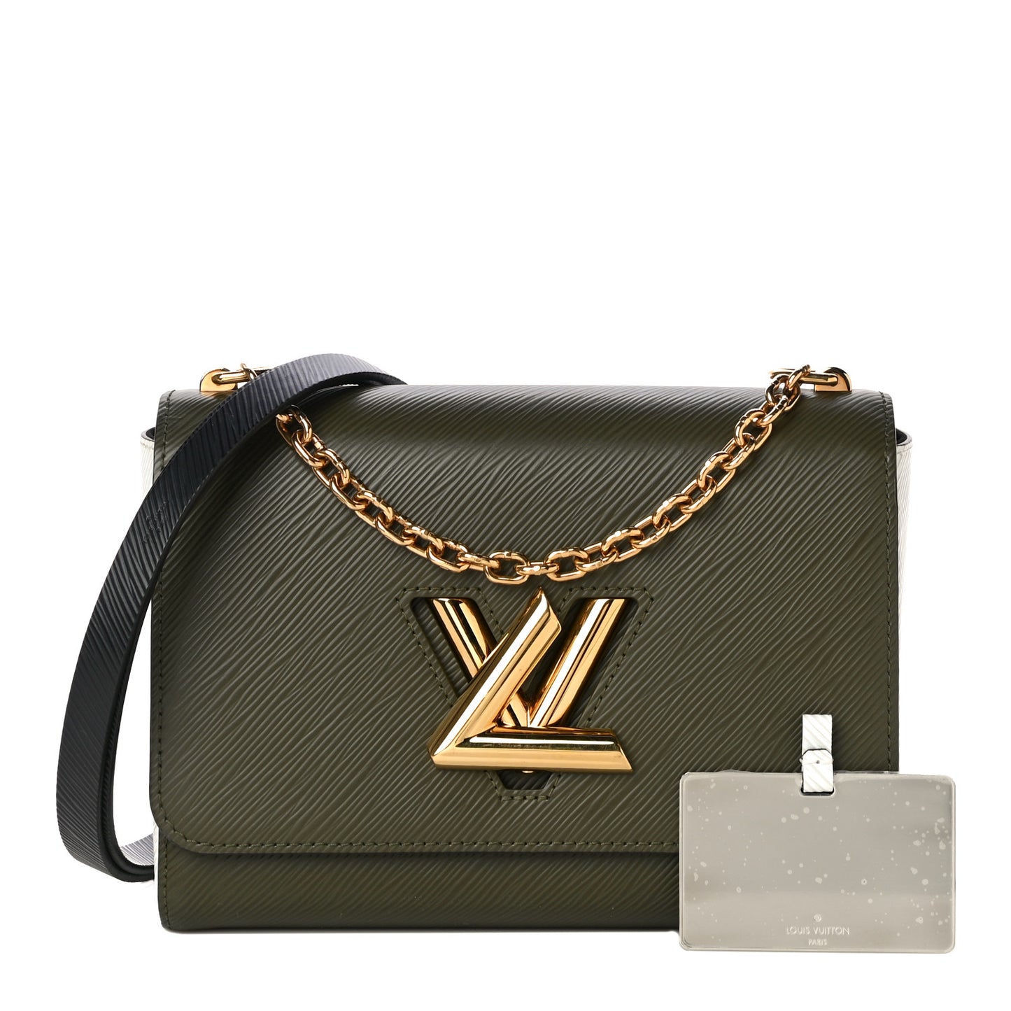 Epi Twist Shoulder Bag MM Kaki