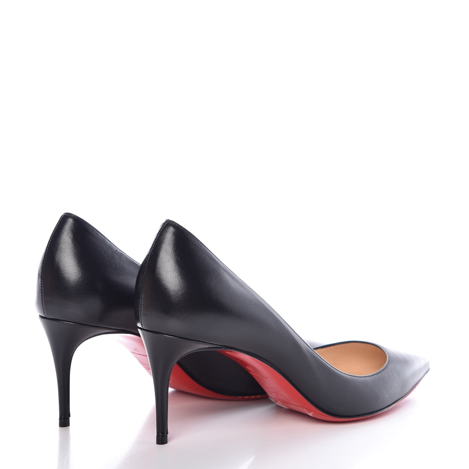 Christian Louboutin Shiny Nappa Decollete 554 70 Pumps 37 Black 4 of 8