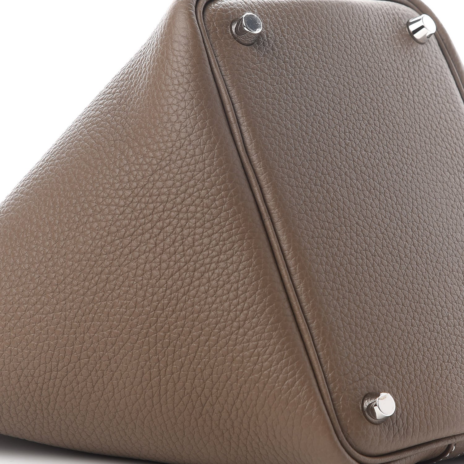 Hermes Taurillon Clemence Picotin Lock 18 PM Etoupe 8 of 9