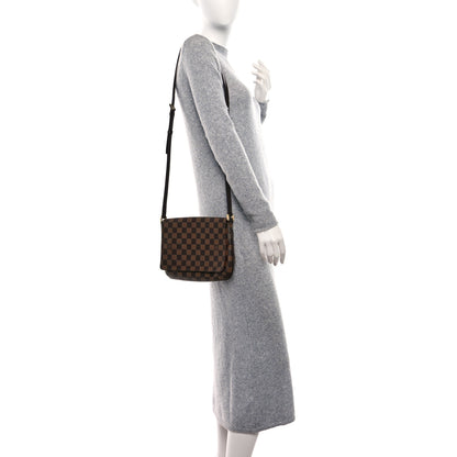 Louis Vuitton Damier Ebene Musette Tango Long Strap 2 of 8