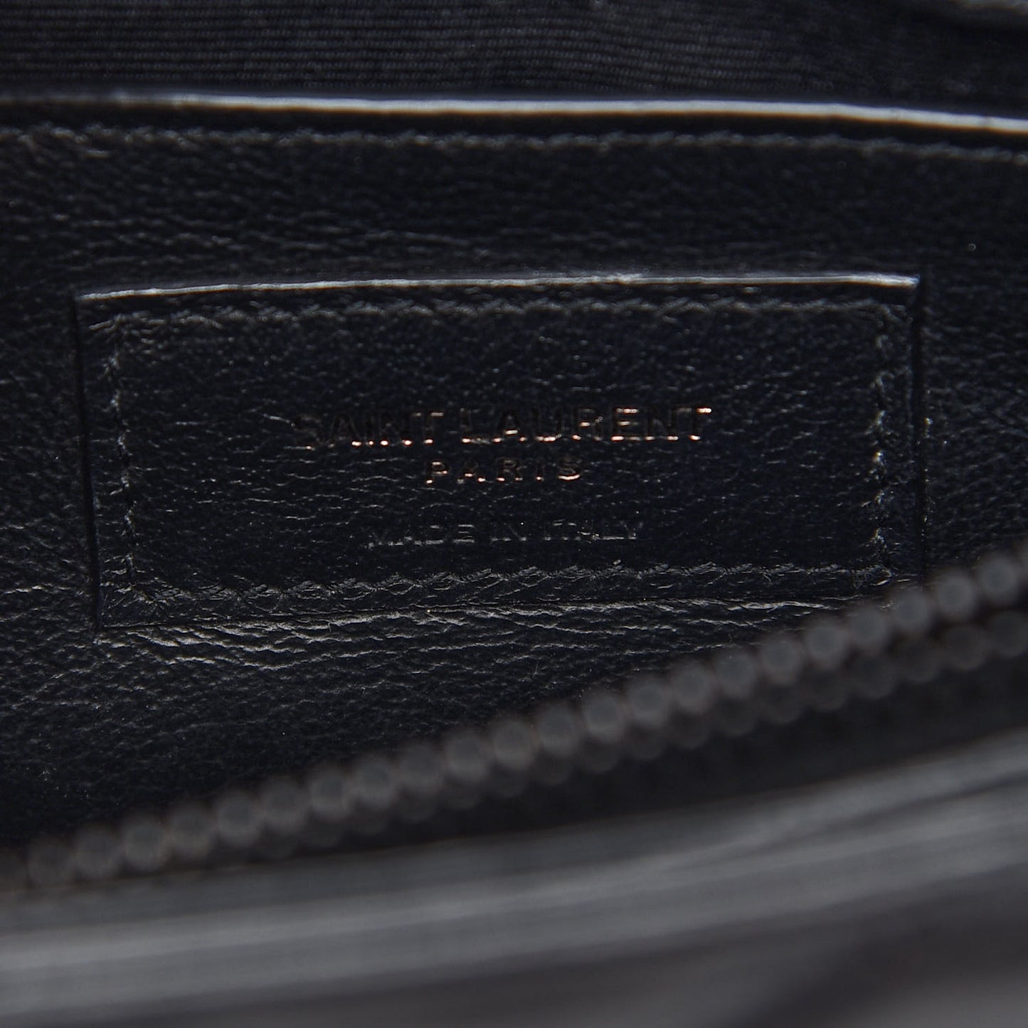 Calfskin Y Quilted Monogram Small Loulou Chain Satchel Black