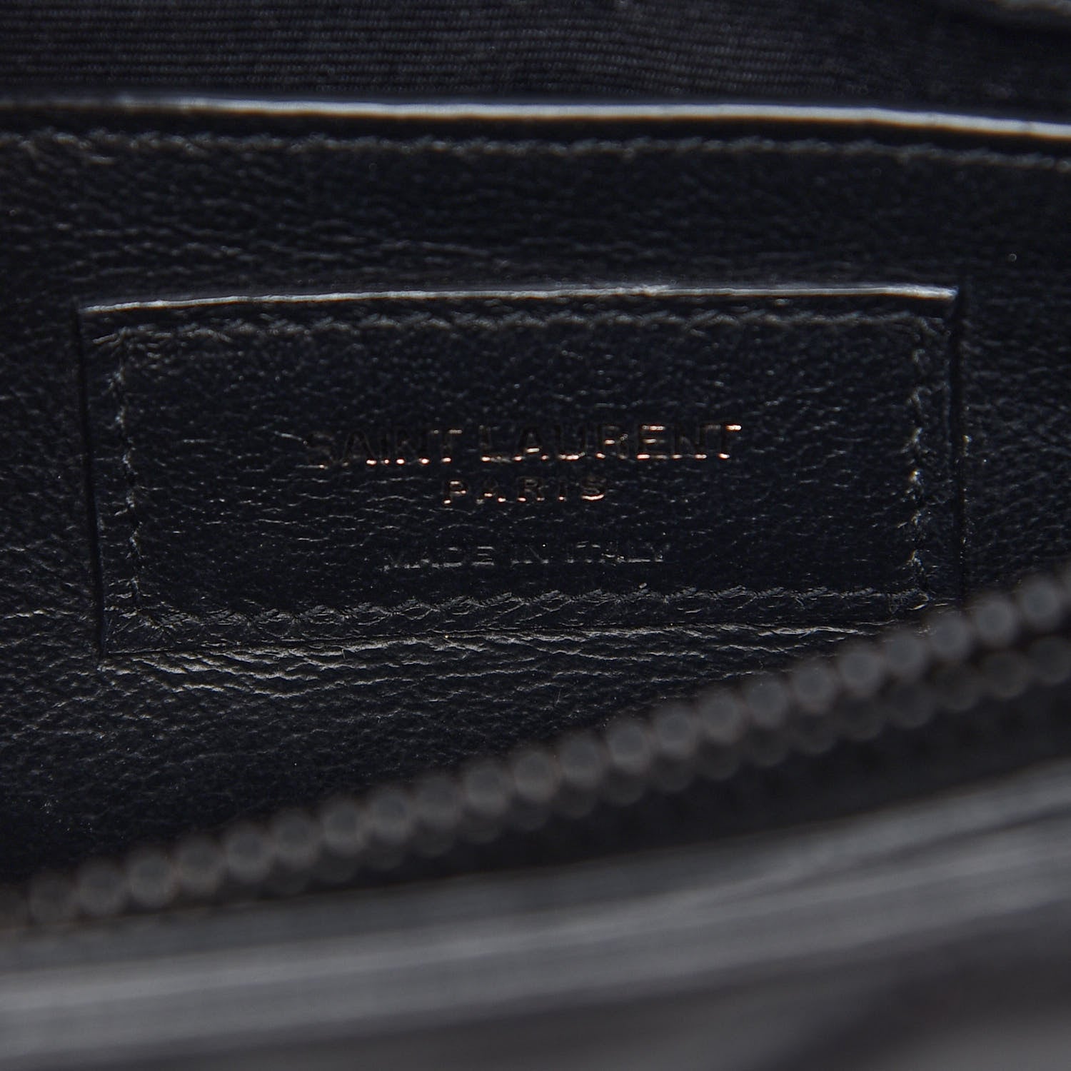 Saint Laurent Calfskin Y Quilted Monogram Small Loulou Chain Satchel Black 6 of 9