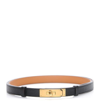 Hermes Epsom Kelly Belt Black 1 of 7