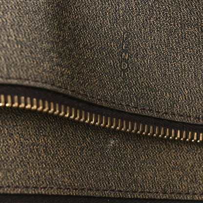 Fendi Zucca Spalmati Medium Roll Tote Tobacco Moro 10 of 12