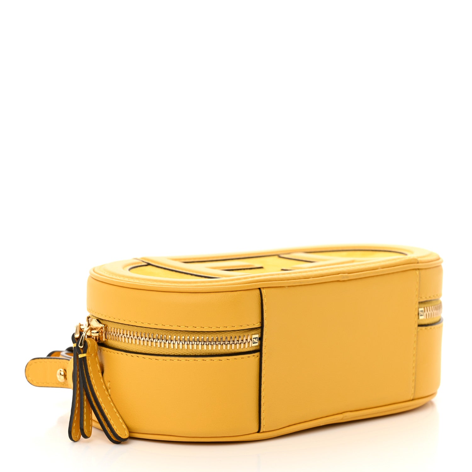 Fendi Vitello Grace Camoscio O'Lock Mini Camera Case Mimosa 4 of 10