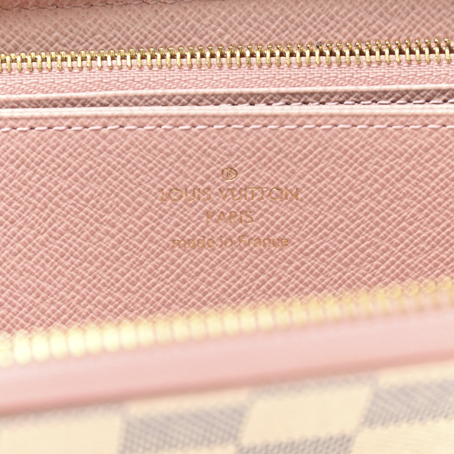 Louis Vuitton Damier Azur Zippy Wallet Rose Ballerine 6 of 7