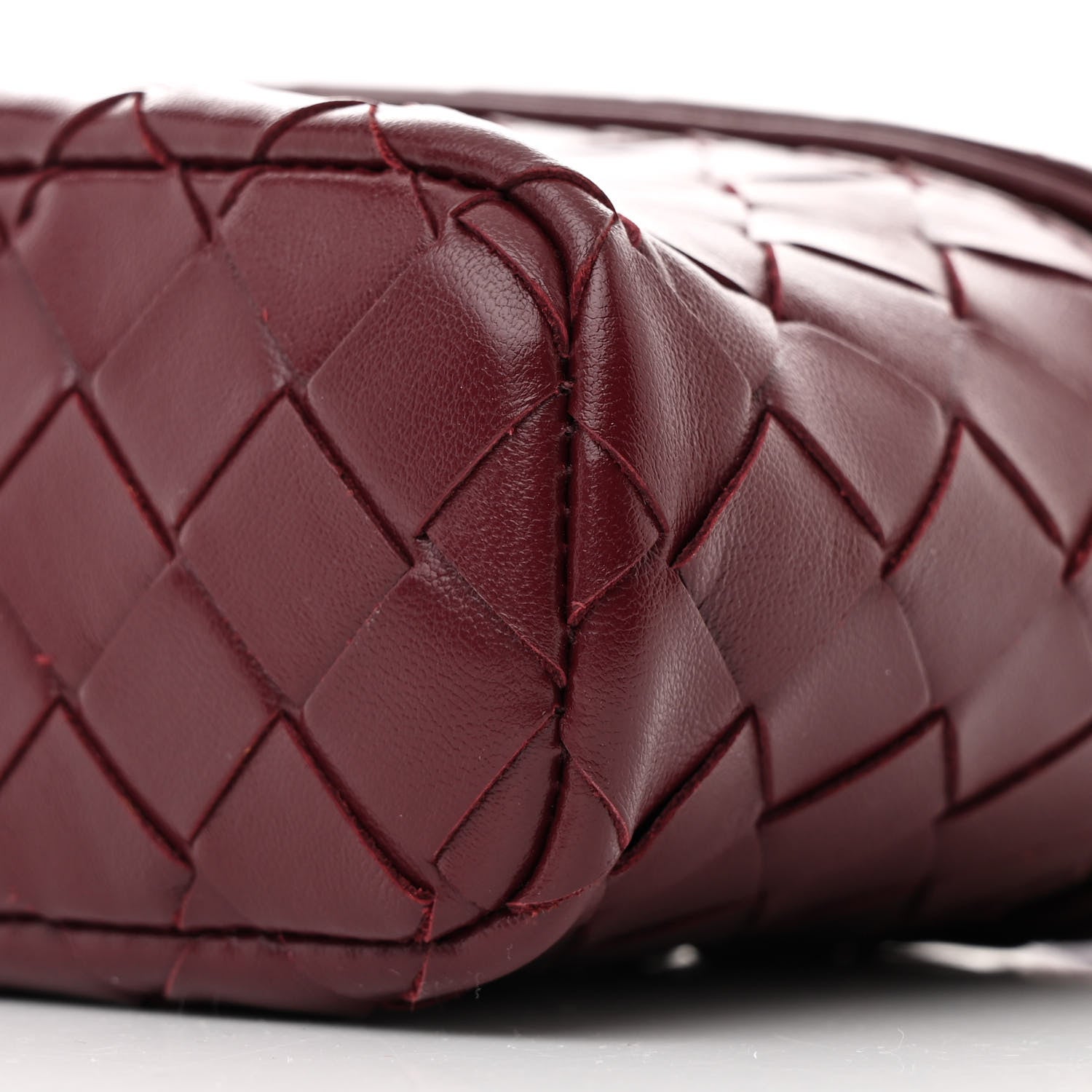 Bottega Veneta Nappa Intrecciato Bang Bang Vanity Case Barolo 10 of 10