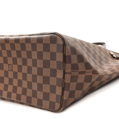 Louis Vuitton Damier Ebene Neo Neverfull MM Rose Ballerine 9 of 9
