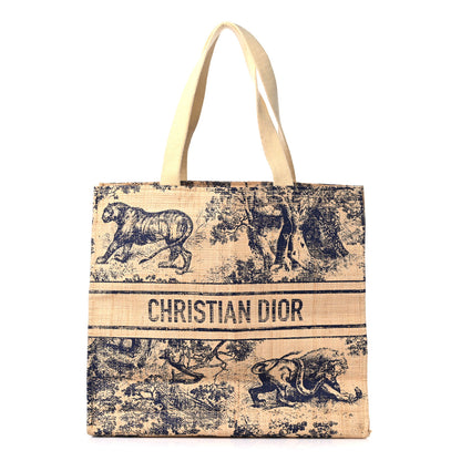 Christian Dior Straw Dioriviera Tote Beige 1 of 7