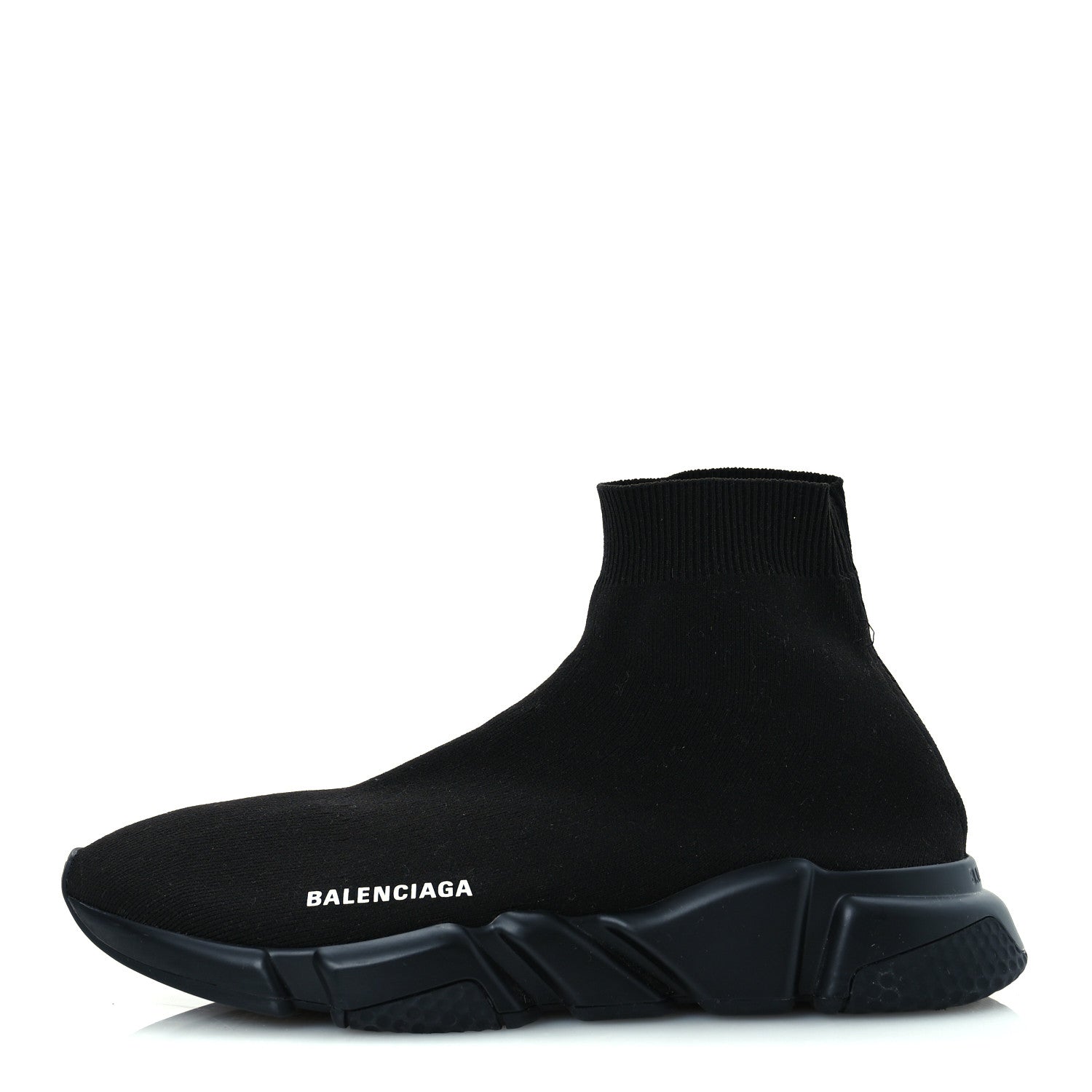 Balenciaga Neoprene Knit Mens Speed Sneakers 42 Black White 1 of 11