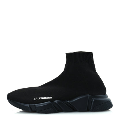 Balenciaga Neoprene Knit Mens Speed Sneakers 42 Black White 1 of 11