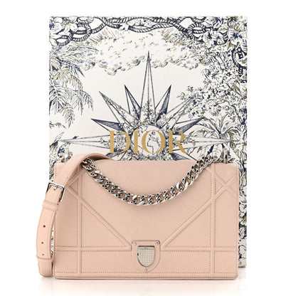 Christian Dior Grained Calfskin Medium Diorama Flap Bag Rose Poudre 13 of 13