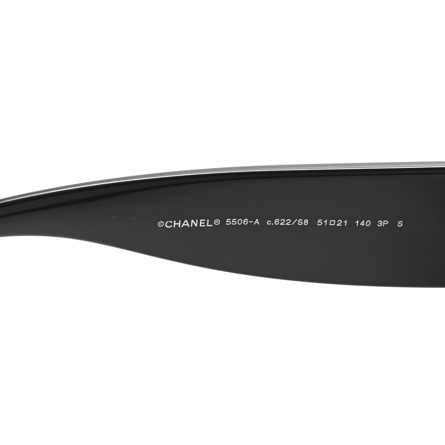 Acetate Polarized Square Sunglasses 5506 Black