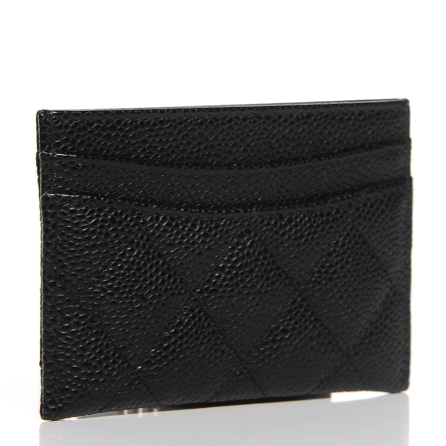 Chanel Caviar Quilted Card Holder Black 3 of 9