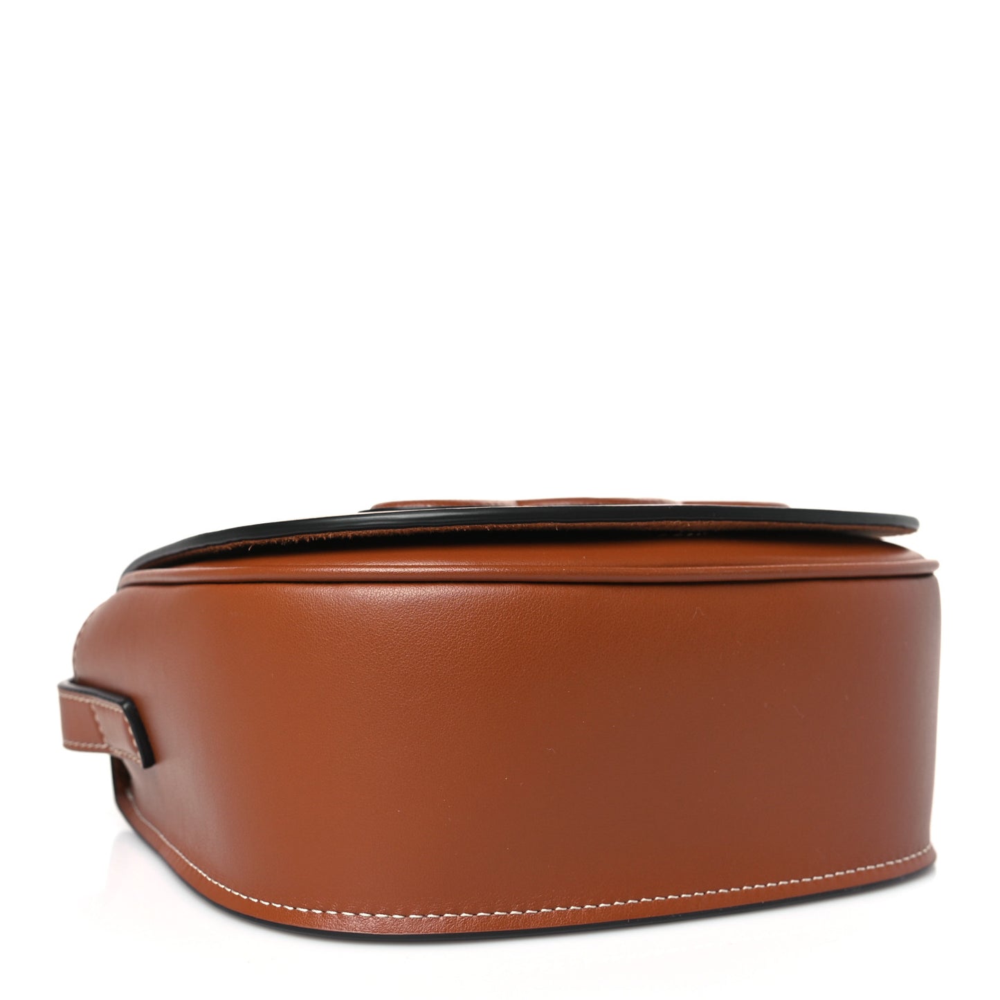 Smooth Calfskin Cuir Triomphe Folco Crossbody Bag Tan