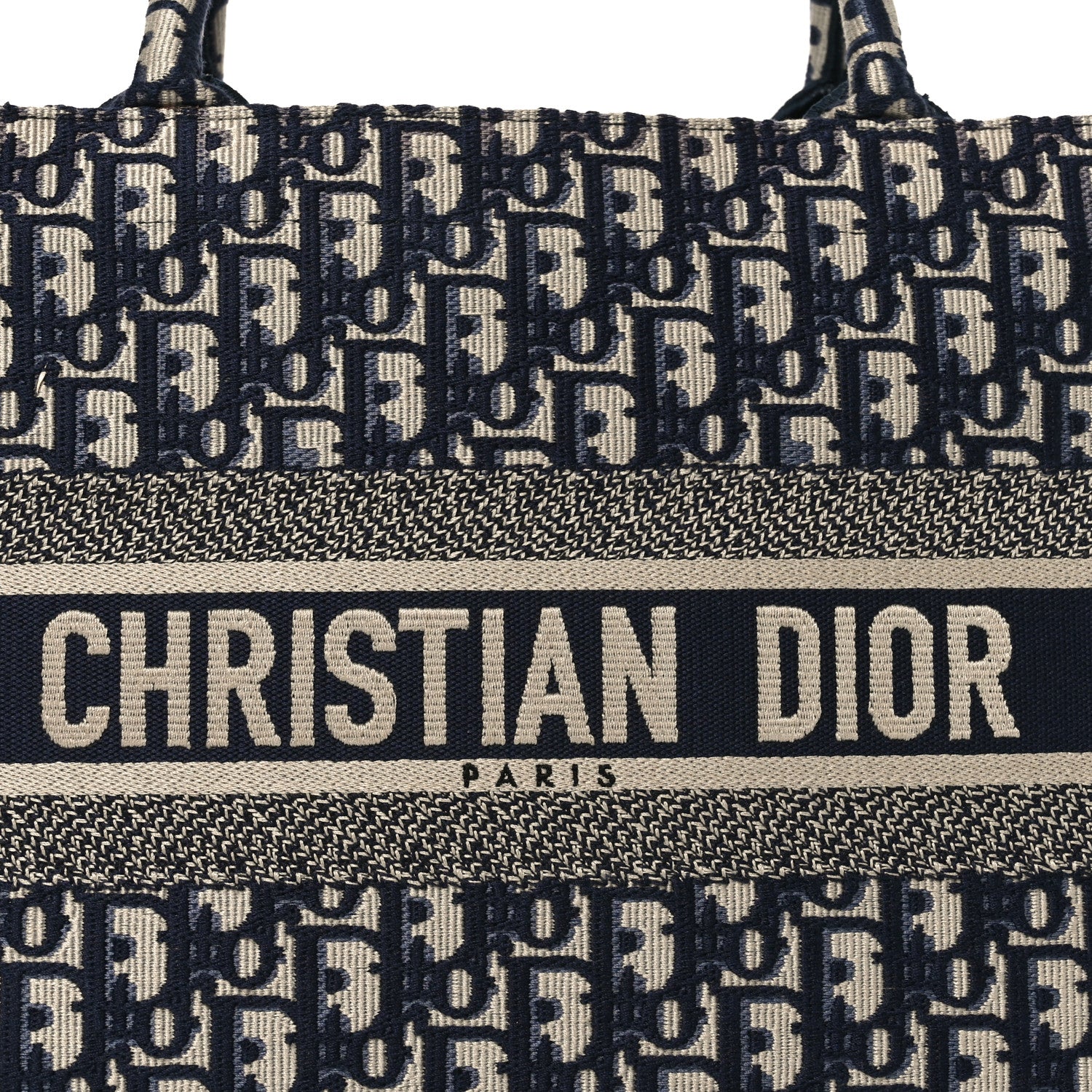 Christian Dior Oblique Medium Book Tote Blue Multicolor 8 of 10