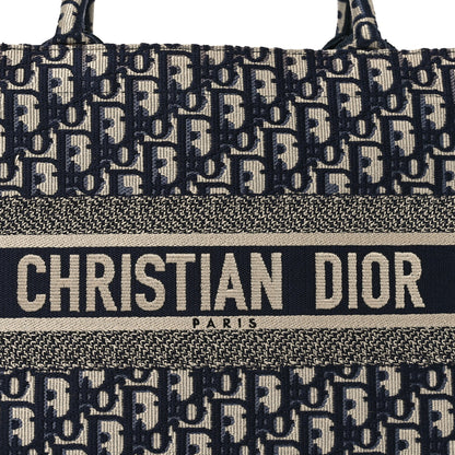 Christian Dior Oblique Medium Book Tote Blue Multicolor 8 of 10