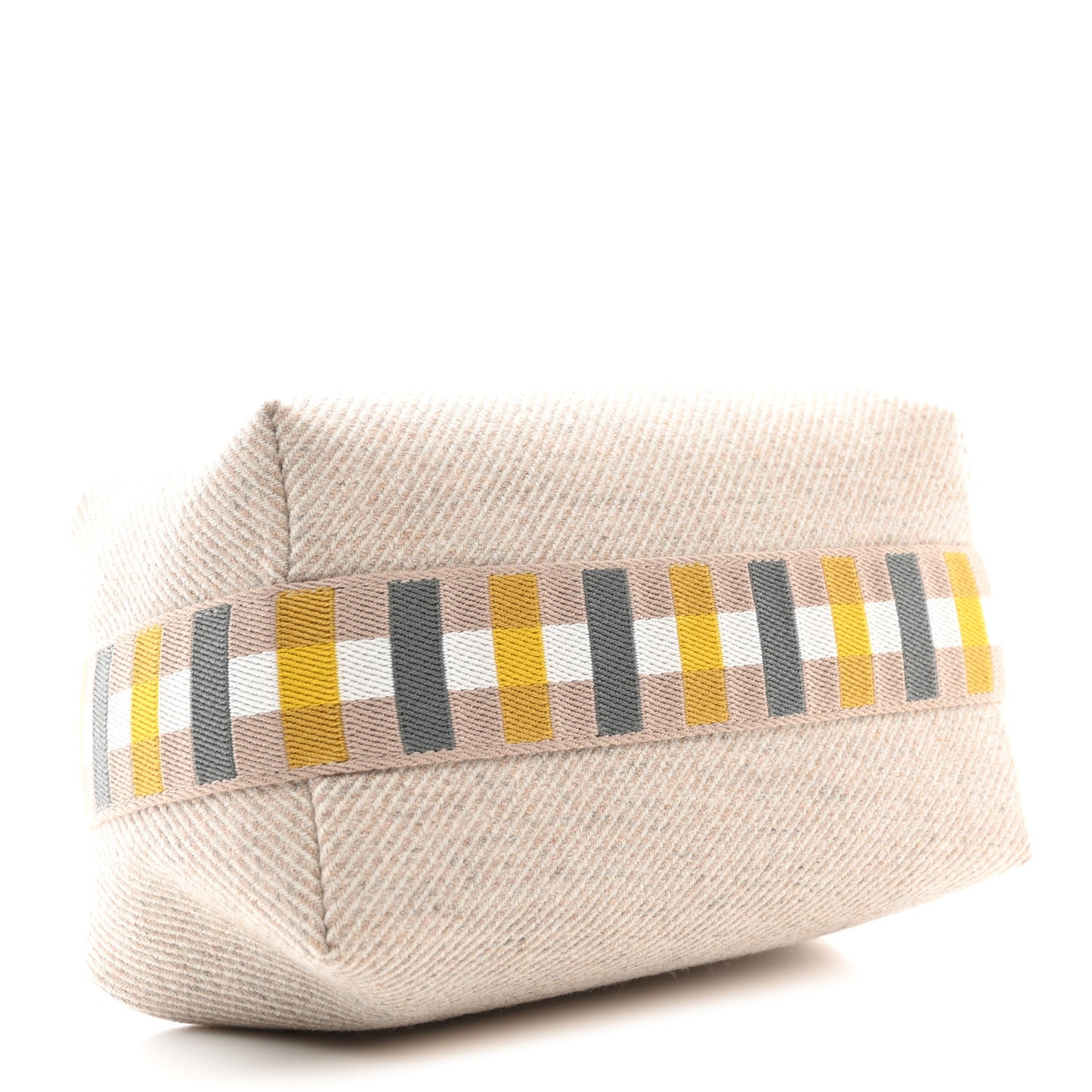 Wool Small Au Carre Bride-A-Brac Pouch Seigle